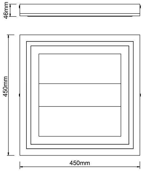 Brilliant-LED Stmievateľné stropné svietidlo RHEA LED/24W/230V