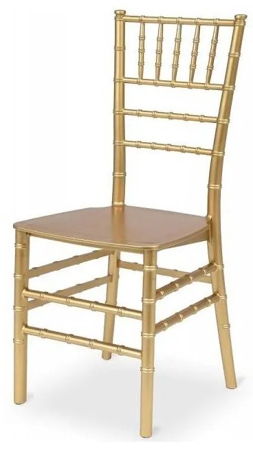 Mextra Svadobná stolička TIFFANY CHIAVARI II, C600 zlatá
