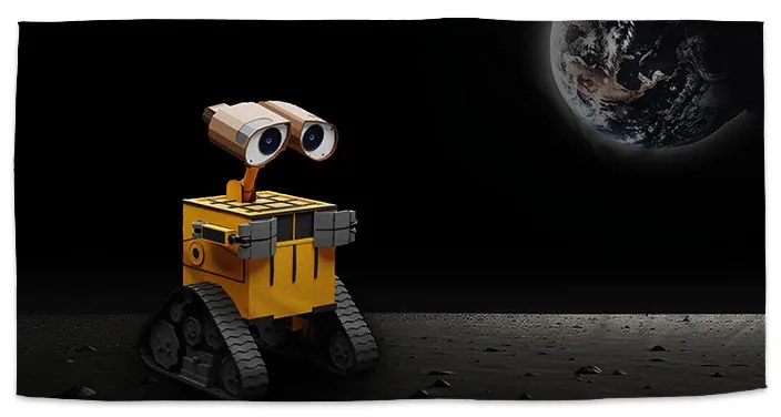 Sablio Uterák Wall-E robot Mesiac - 50x100 cm