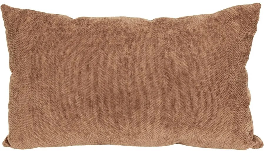 Vankúšik Chenille Warm Brown, 30 x 50 cm