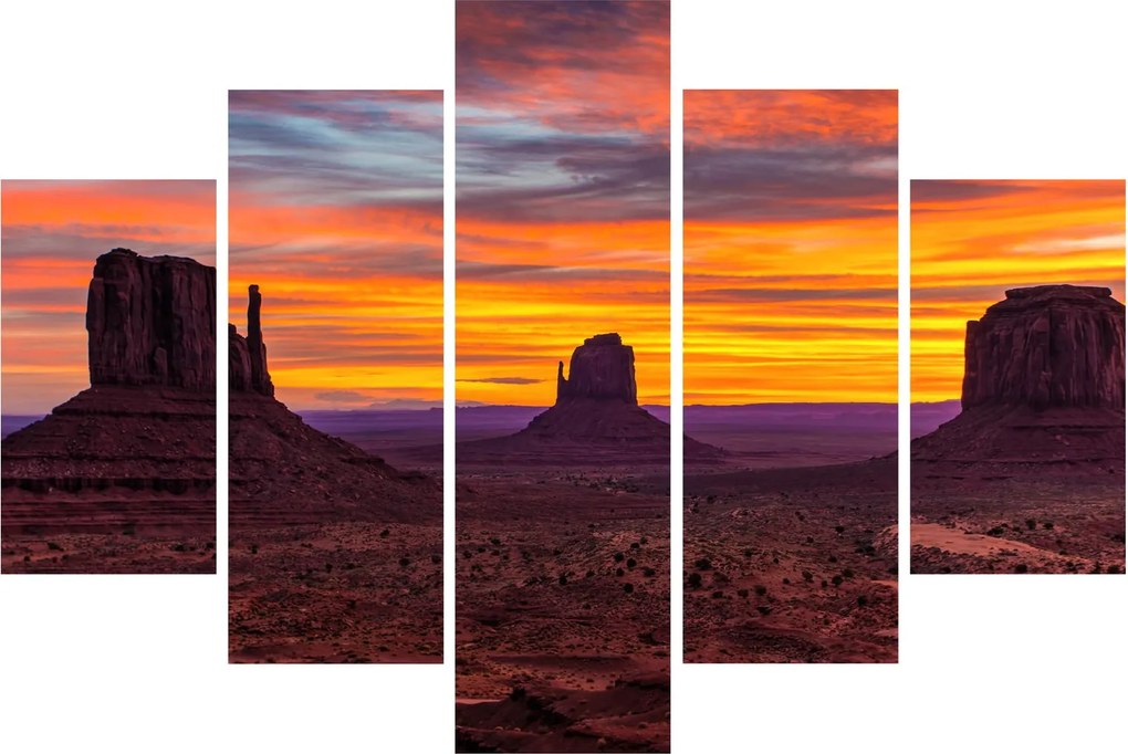 Obraz - Monument Valley v Arizone (150x105 cm)