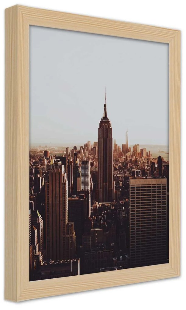 Gario Plagát Empire state building NYC Farba rámu: Bez rámu, Rozmery: 40 x 60 cm