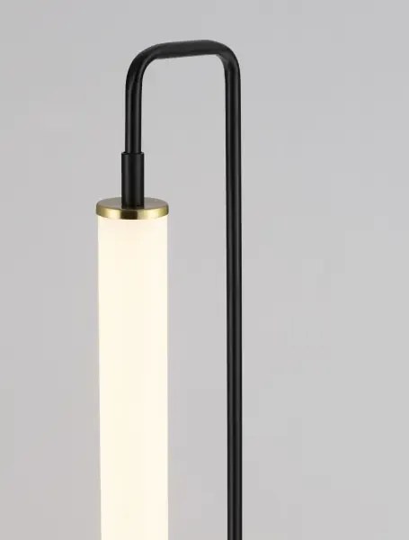 LED čierna stolná lampa Wetro 18