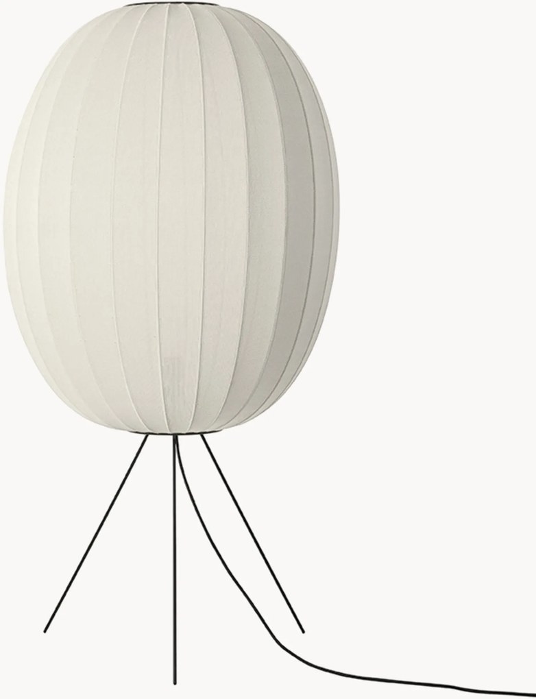 Ručne vyrobená malá tripod stojacia lampa Knit-Wit