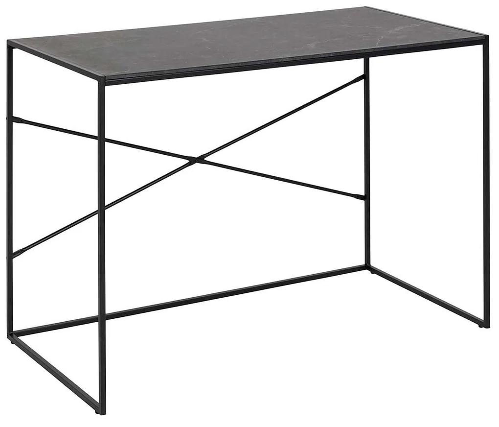 ACTONA Kancelársky stôl Infinity čierna 75 × 110 × 55 cm