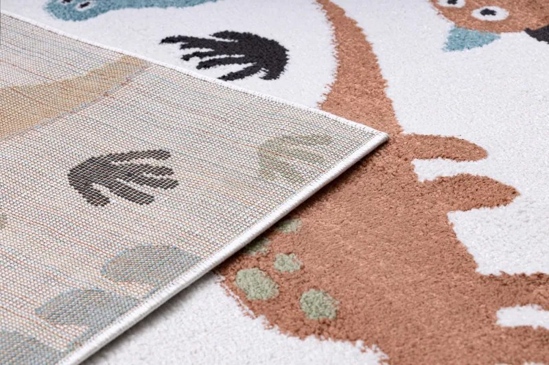 Dywany Łuszczów, Detský kusový koberec Fun Dino cream, 180x270, viacfarebná, detská izba