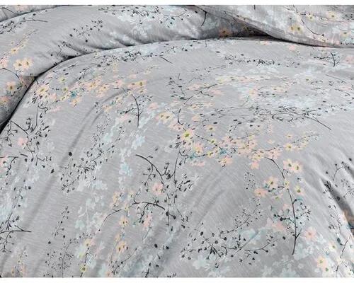 BedTex Bavlnené obliečky Firuze sivá, 220 x 200 cm, 2 ks 70 x 90 cm