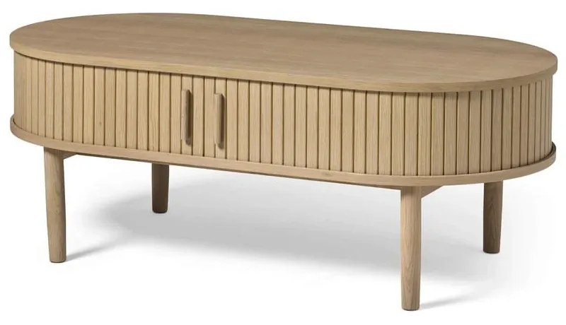 Konferenčný stolík v dekore duba v prírodnej farbe 60x120 cm Meta – Unique Furniture