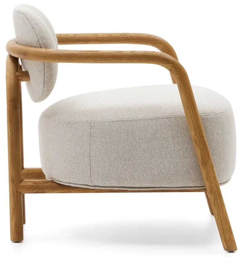 Béžové kreslo Melqui – Kave Home