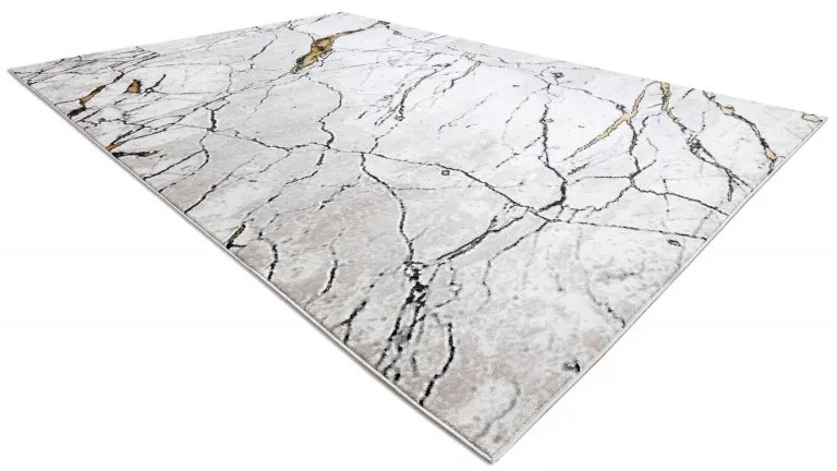 Kusový koberec Gloss 529A 53 3D mramor ivory/beige, 80x150, béžová, kancelária, Dywany Łuszczów