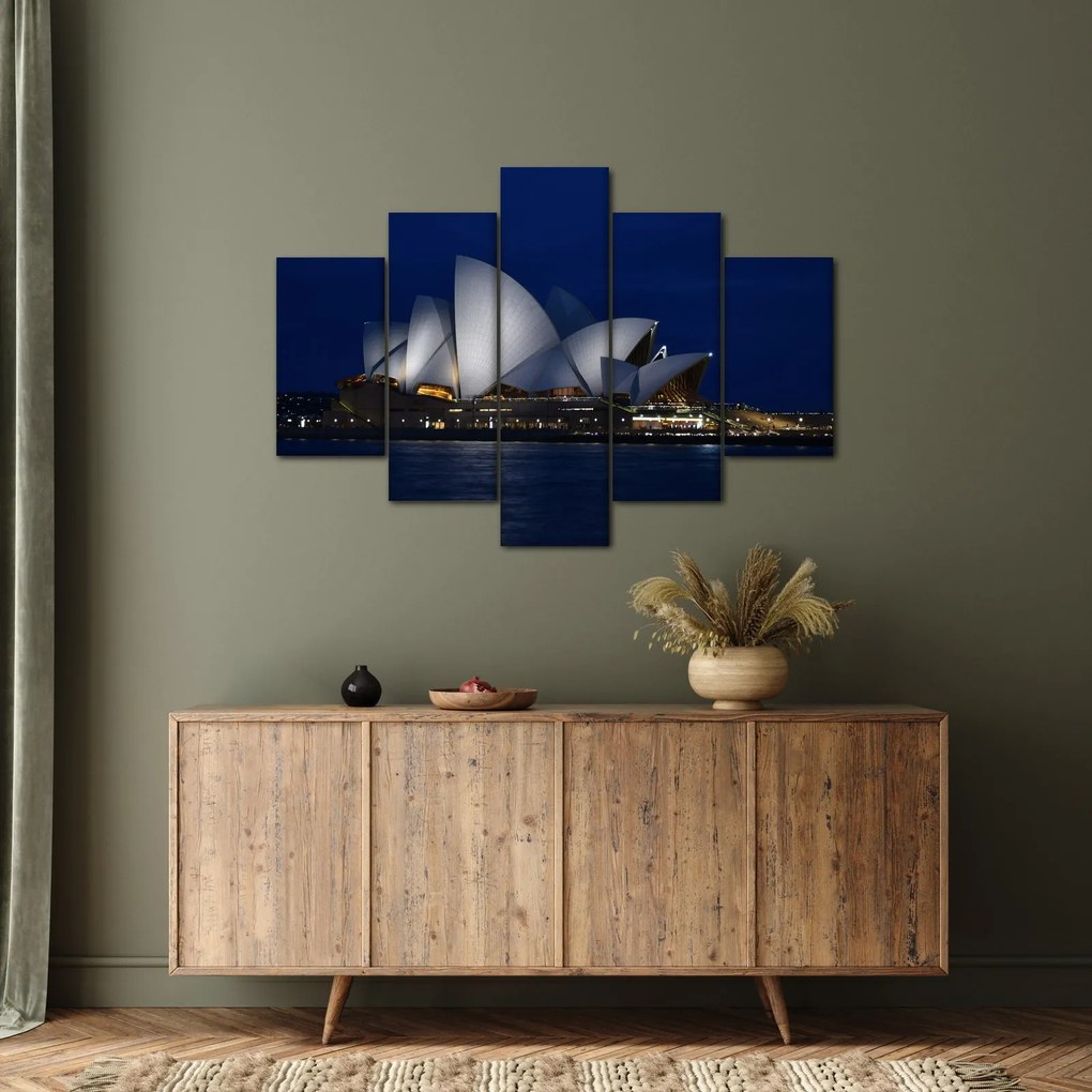 Obraz nočného Sydney (150x105 cm)