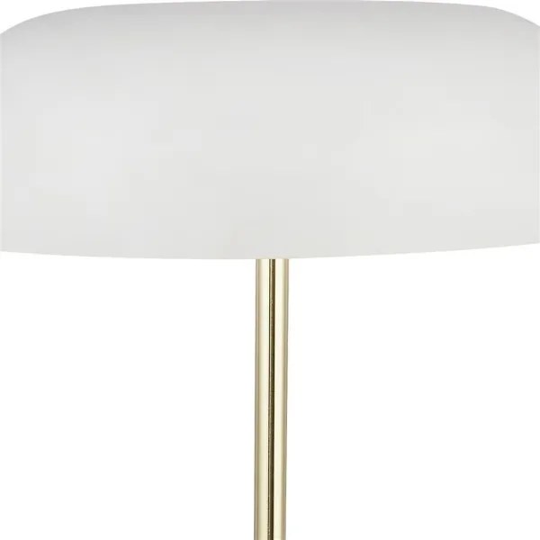 Searchlight EU60707WH - Stolná lampa HANOVER 2xE14/7W/230V biela/zlatá