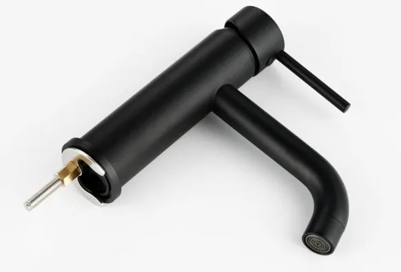 REA-B4102 - Umývadlová batéria LUNGO 16,5 cm čierna