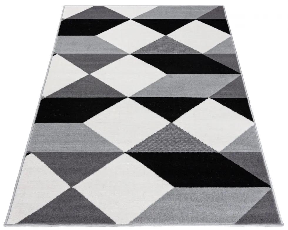 Kusový koberec PP Franko sivý 140x190cm