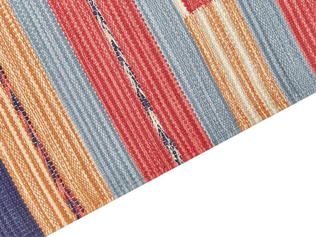 Bavlnený kelímový koberec 200 x 300 cm viacfarebný GANDZAK Beliani