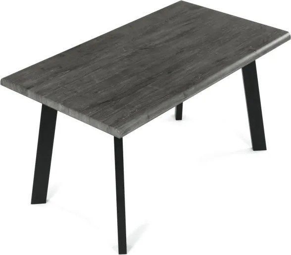 Jedálenský stôl 80x140 cm HT-F4514 GREY sivý dub