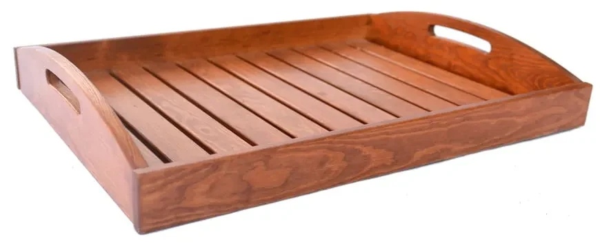 Záhradný servírovací stolík z borovicového dreva 74x61 cm - Rojaplast
