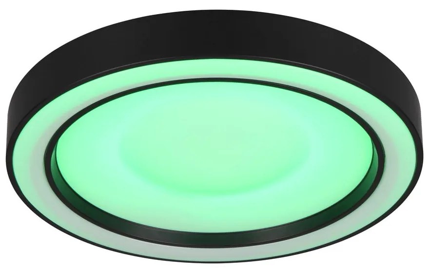 Čierno-biele LED stropné svietidlo ø 40 cm Arco – Reality