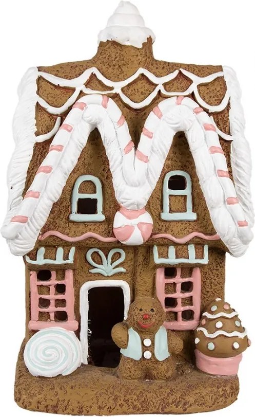 Vianočná perníková chalúpka s Led svetielkami Gingerbread House - 22*18*39 cm