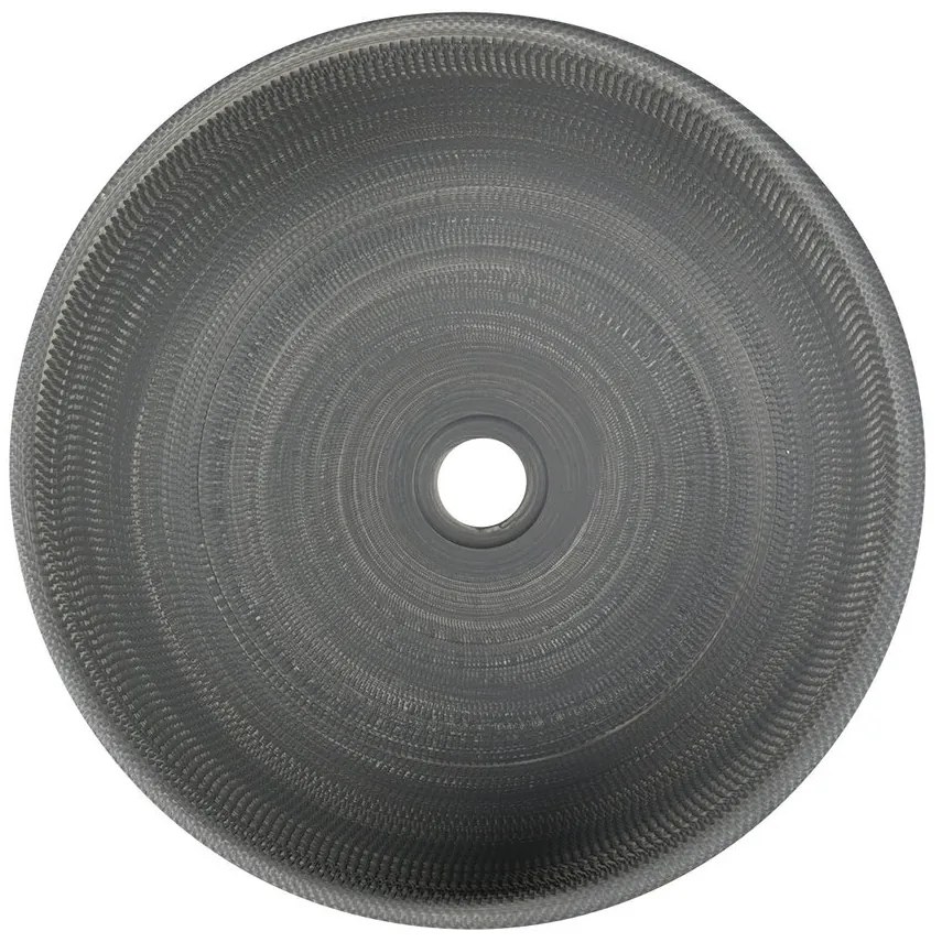Sapho Sapho, PRIORI keramické umývadlo, priemer 41 cm, 15 cm, farba šedá so vzorom, PI024