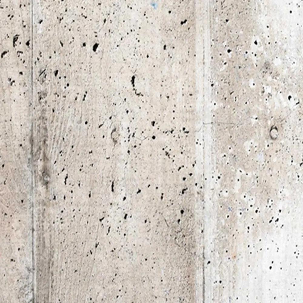 Ozdobný paraván Textura betonu - 145x170 cm, štvordielny, obojstranný paraván 360°