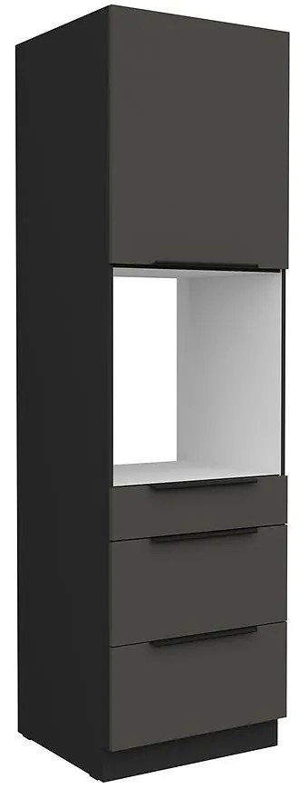 Kuchynská skrinka Aria-Gr/Bl Anti Fingerprint 60dps-210 1f 3s