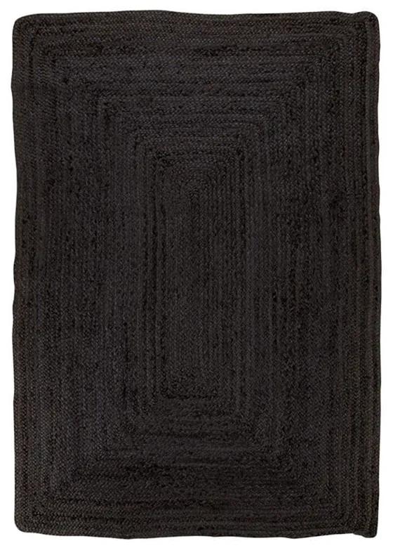 Čierny koberec House Nordic Bombay Rug, 90 x 60 cm