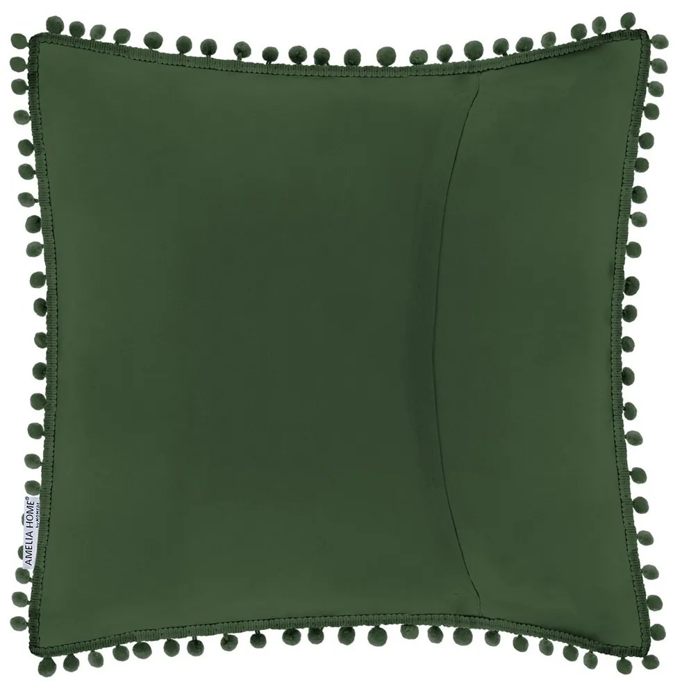 Vankúš AmeliaHome Meadore fľašovo zelená, velikost 45x45