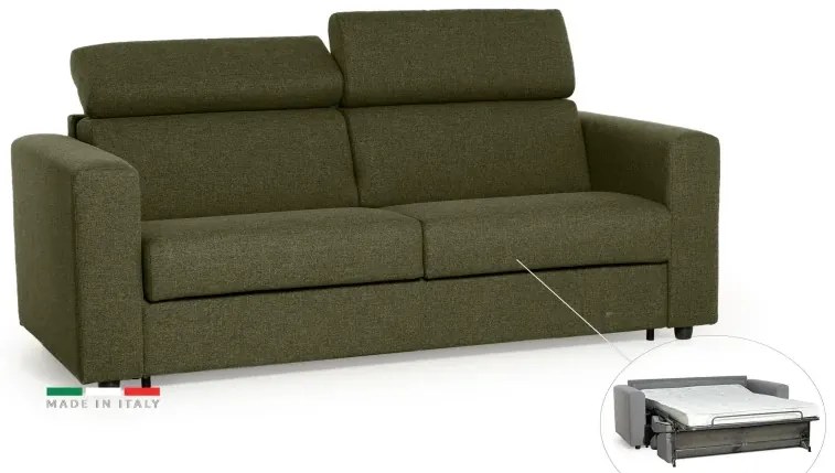 Rozkladacia pohovka na každodenné spanie TAVOLA, žltá (penelope 08)