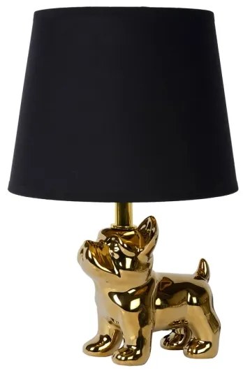 Lucide 13533/81/10 - Stolná lampa WINSTON 1xE14/25W/230V zlatá/čierna