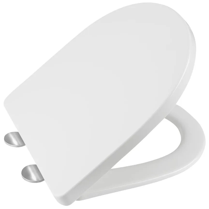 Aqualine Aqualine, JALTA WC sedátko, Soft Close, Easy Take, biela, PBS103