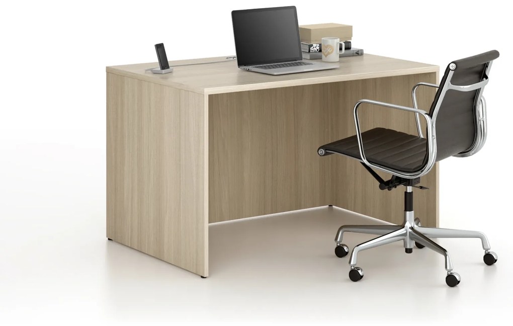 Kancelársky písací stôl FRAME, 120x80 cm, dub prírodný