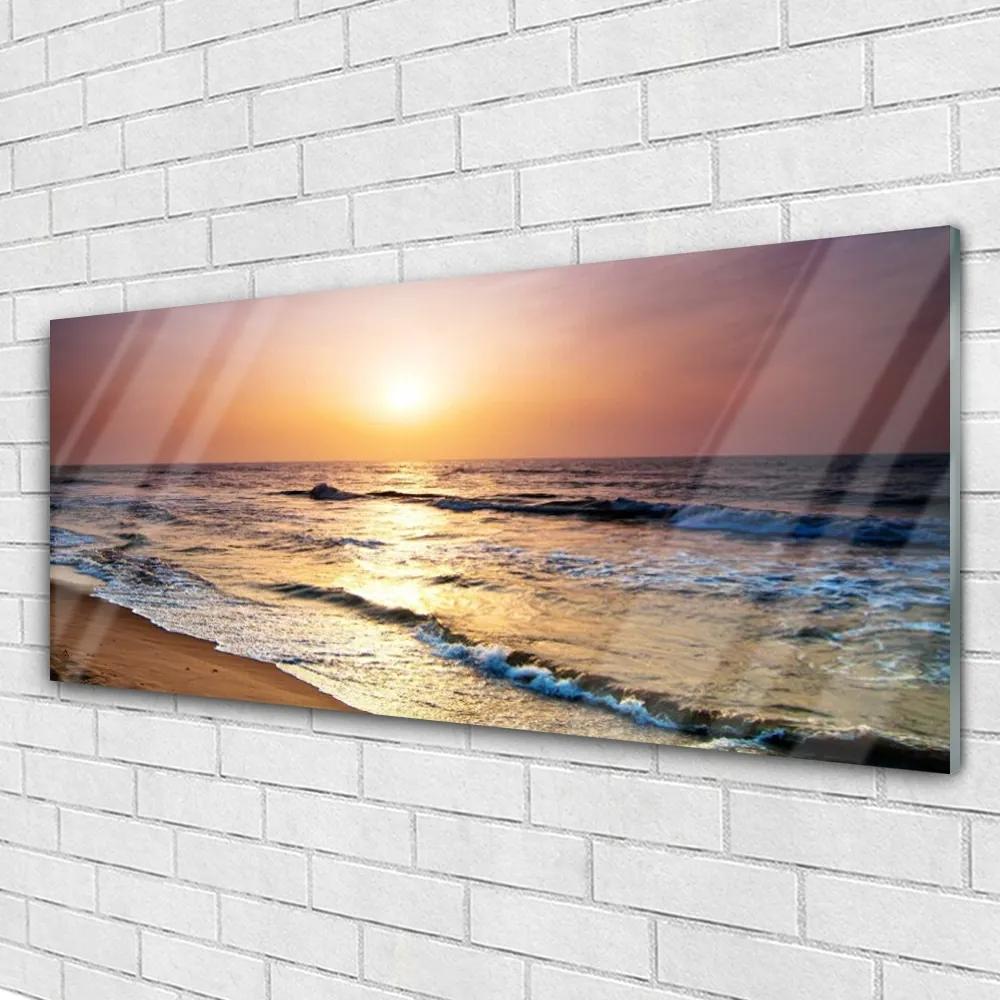 Obraz plexi More pláž slnko krajina 125x50 cm