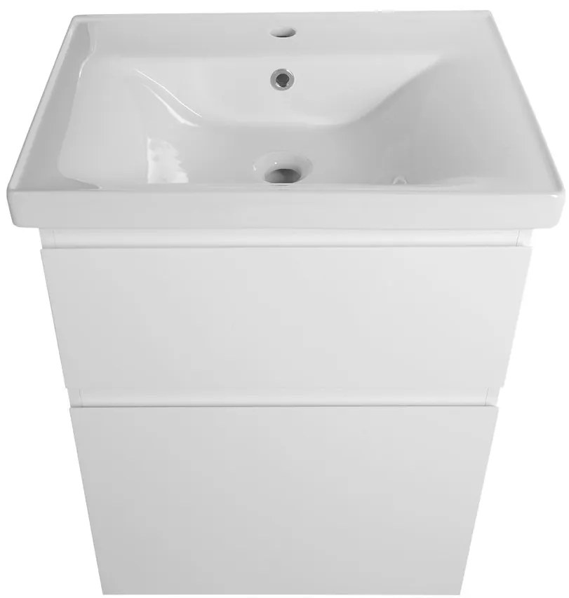 Aqualine Sapho, ALTAIR umývadlová skrinka 57x72,5x45cm, biela