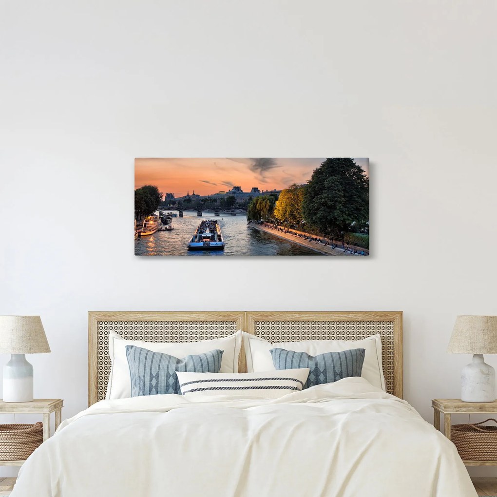 Obraz - loď na vyhliadkovej plavbe (120x50 cm)