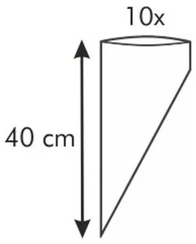Tescoma DELÍCIA zdobiace vrecúško 40 cm, 10 ks, 40 cm