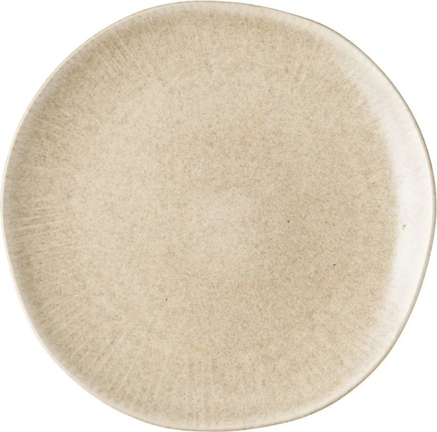 Sivobéžové kameninové taniere v súprave 4 ks ø 21 cm Viola – House Nordic