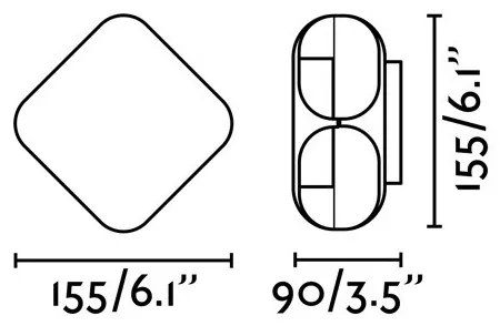 FARO 71212 - LED Vonkajšie nástenné svietidlo BU-OH LED/12W/230V IP65
