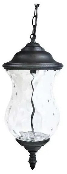 LED vonkajší luster na reťazi MARSYLIA 3xLED/3W/230V čierny