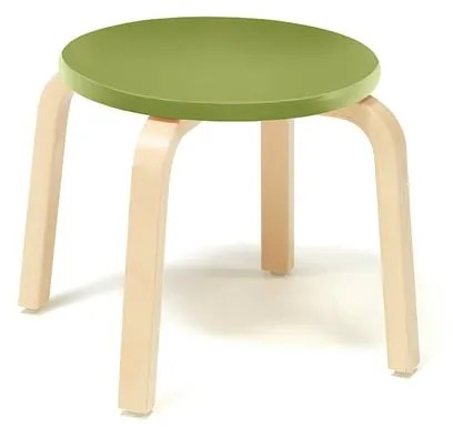 Drevená stolička NEMO, V 330 mm, breza, zelená