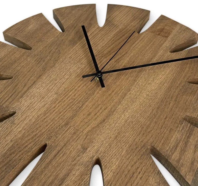 Luxusné dubové nástenné hodiny I SENTOP MAS014-TERA