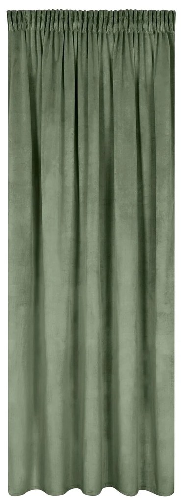 ZATEMŇOVACÍ ZÁVES NA PÁSKE MELANIE 140X270 CM OLIVOVÁ