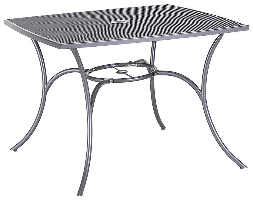 Kovový stôl štvorcový