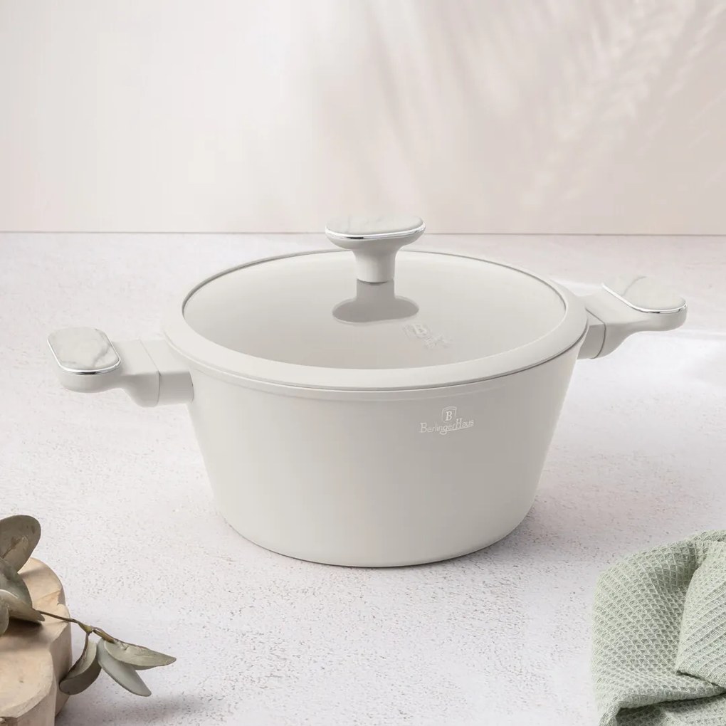 BerlingerHaus Súprava riadu s titánovým povrchom Sahara Marble, 10 ks