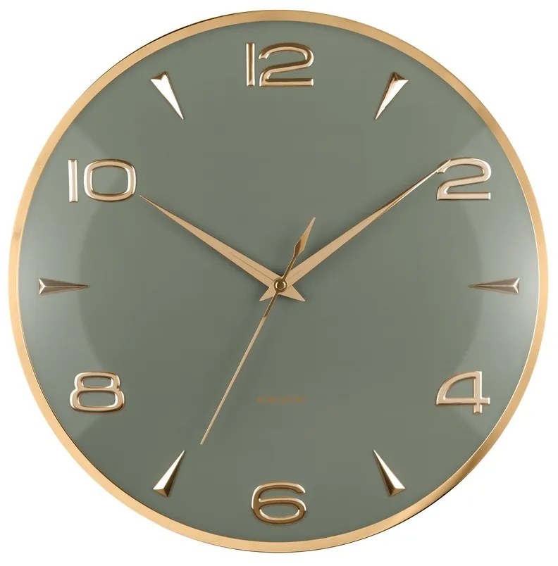 Karlsson 6017GR dizajnové nástenné hodiny sivá, pr. 40 cm