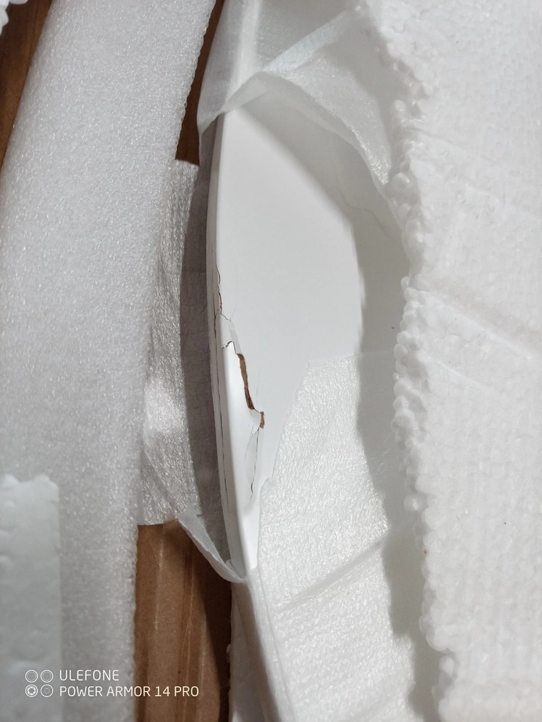 AKCIA Biely jedálenský stôl OSLO 90x90 II. akosť