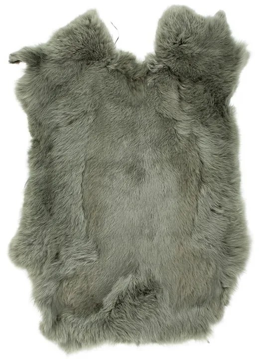 Olivovo zelená králičie kože Rabbi - 30 * 2 * 40cm