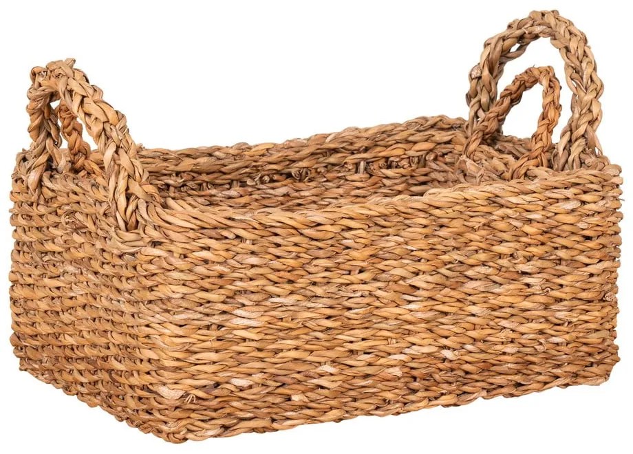 Košíky z morskej trávy v súprave 2 ks 32x23x13 cm Morella – House Nordic