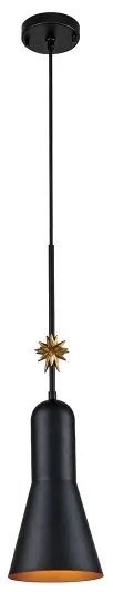 Elstead ETOILE-P-M-MB - Luster na lanku ETOILE 1xE27/60W/230V pr. 17,8 cm čierna