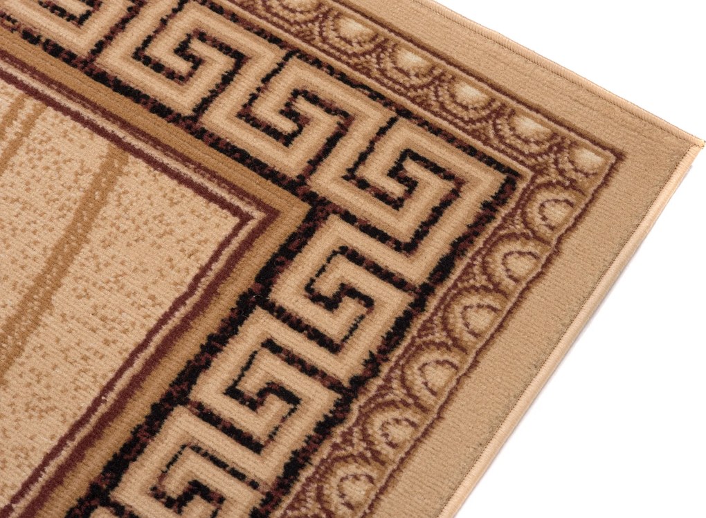 TA Koberec F743A TMAVOBÉŽOVÝ ATLAS PP Rozmer: 120x170 cm